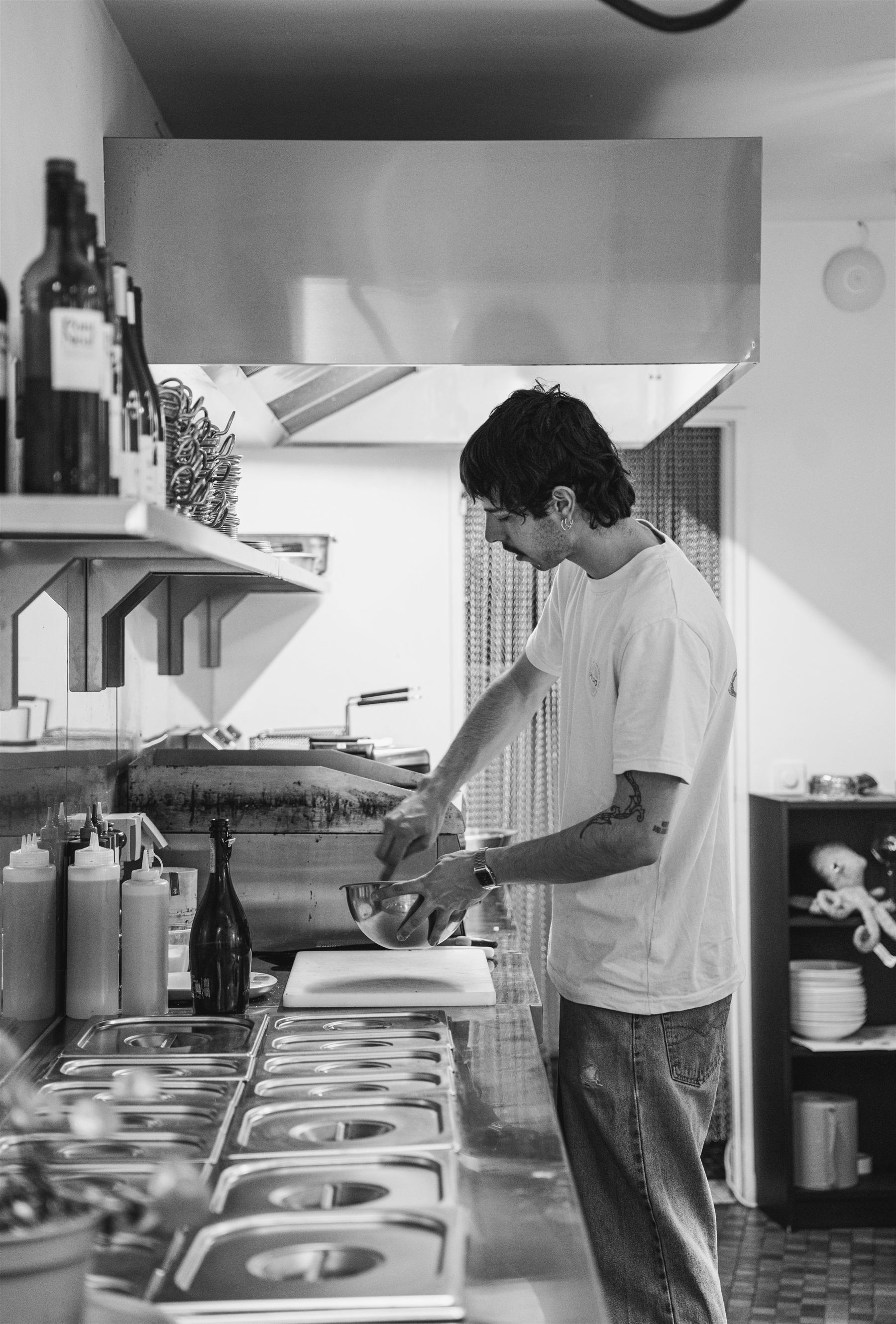 Cuisine professionnelle du projet Bortier en activité