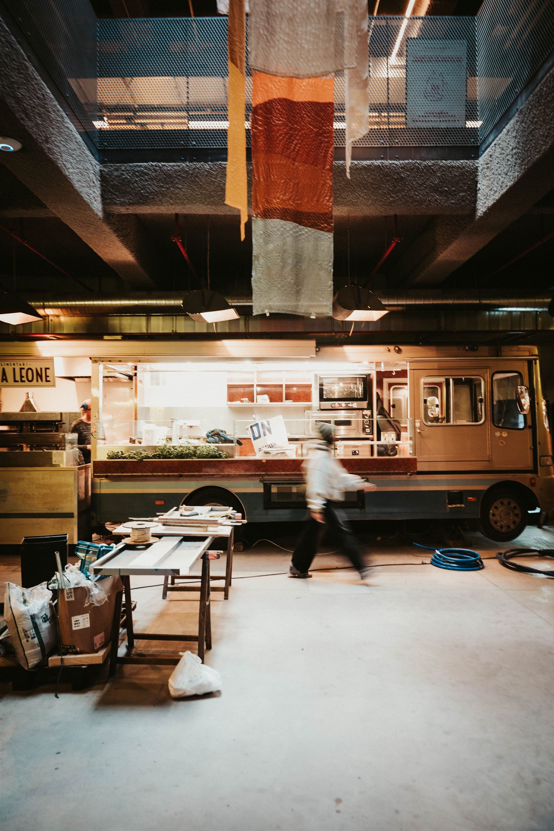 Cuisine mobile intégrée au projet Ratz